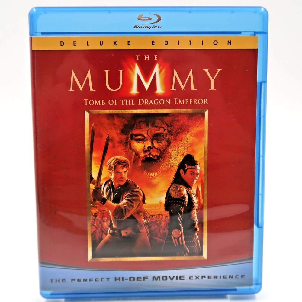 The Mummy Tomb of the Dragon Emperor Blu-ray Disc 2008 Universal PG-13 Deluxe